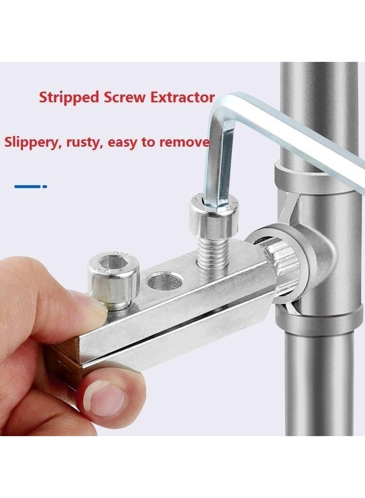 CMGTYYD Stripped Screw Extractor Set For Damaged,Screw Remover And Extractor,Broken Screw Removal Tool,Easy Out Bolt Extractor Kit,Broken Water Pipe Extractor - Image 2
