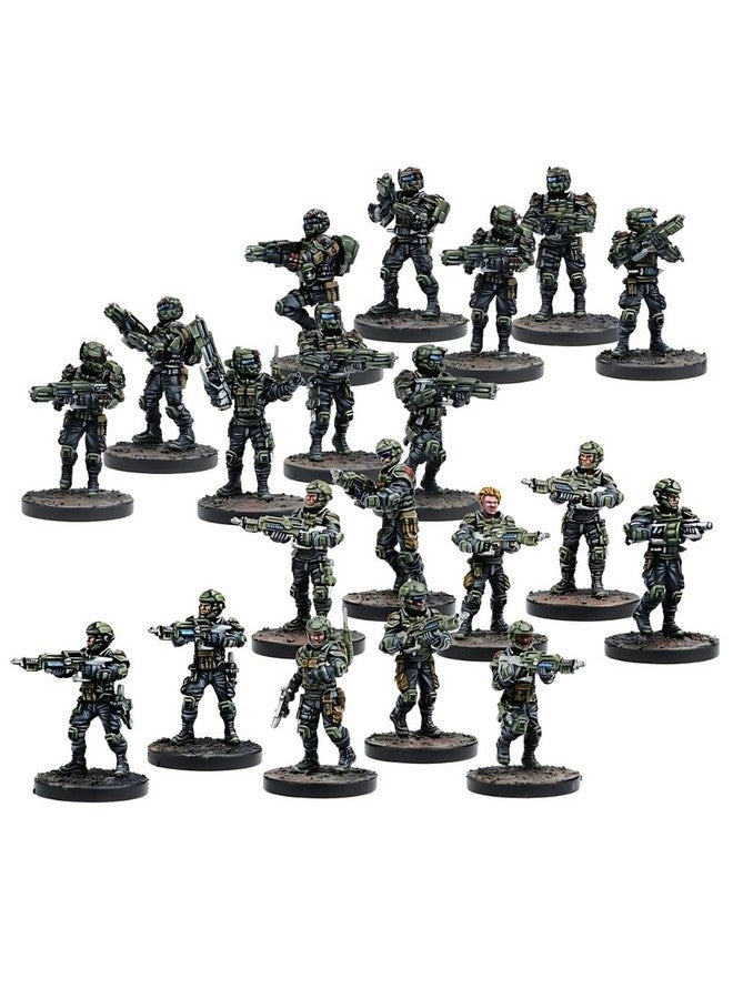 mantic Games, Deadzone GCPS Troopers - Warpath Universe Expansion Pack - Image 1