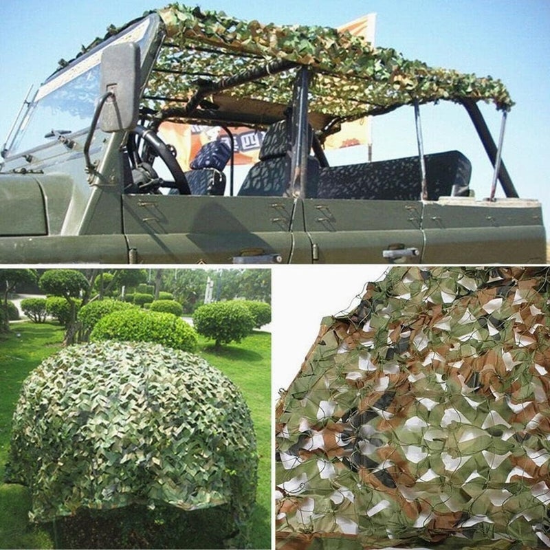 RAISCO 10X40 Feet Jungle Hunting Blind Camo Net Camouflage Nets Military Surplus for Shooting, Party Decoration, Photograph, Vahicle Cover, Sunshade Jungle Color Combination - Image 3