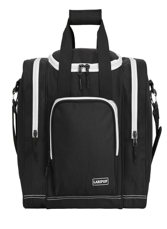 LARIPOP Bowling Ball Bag for Single Ball, 2022 Bowling Ball Tote Bowling bag with Padded Holder - Fits Shoes up to Mens Size 14 and Accessories - Image 1