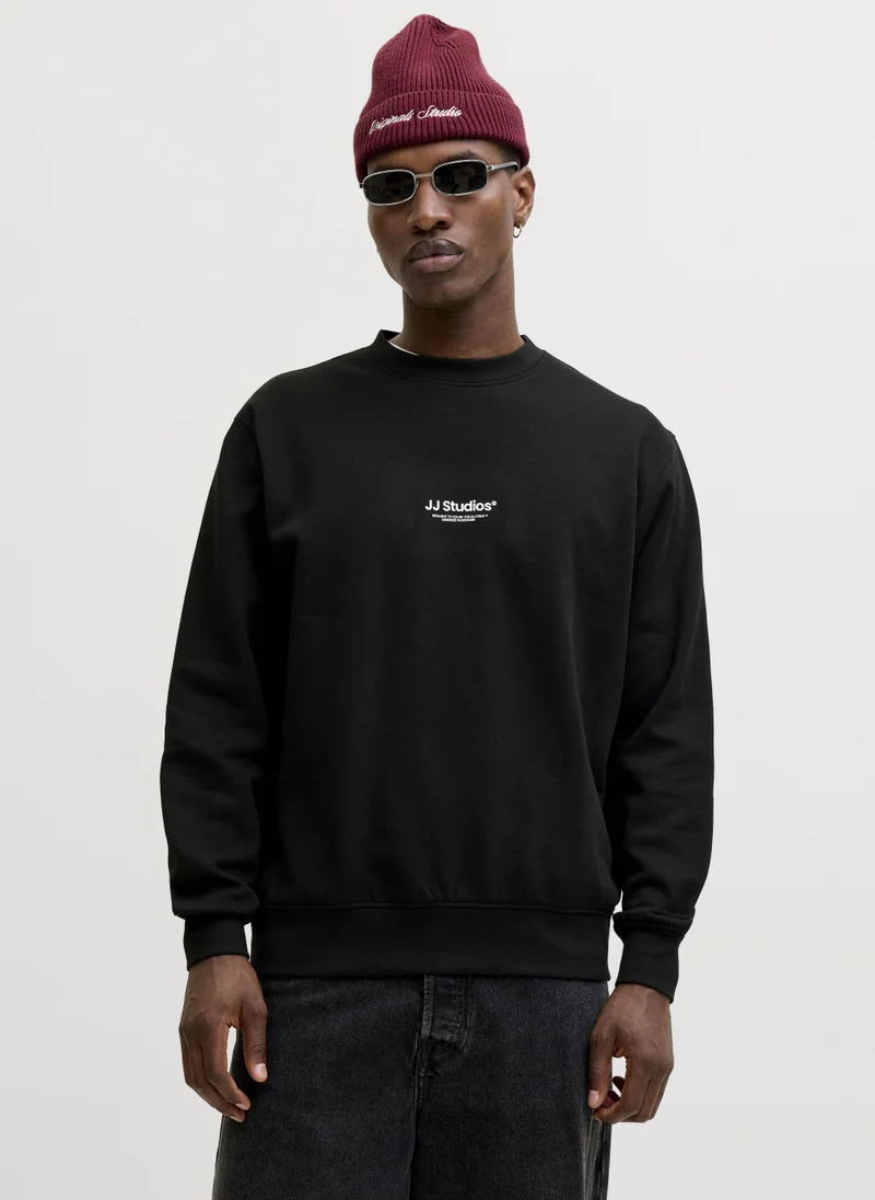 جاك اند جونز Embellished Pullover Sweatshirt
