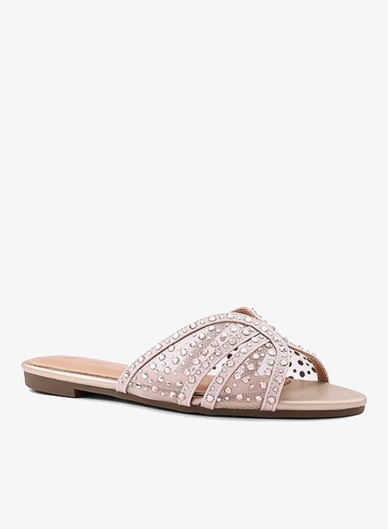 كابلي Women Flat Slide Sandals