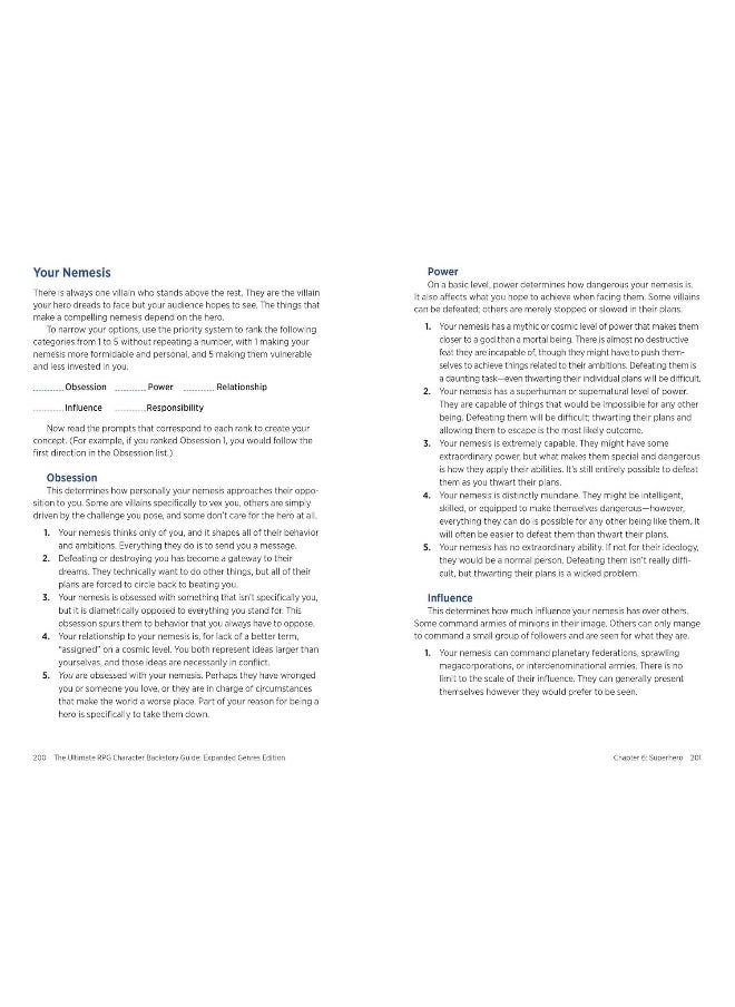 The Ultimate RPG Character Backstory Guide: Expanded Genres Edition: Prompts and Activities to Create Compelling Characters for Horror, Sci-Fi, X-Punk, and More  - Image 5