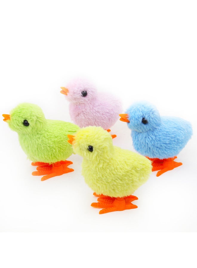 Retro Children's Toy - Chain Pull Chicken Plushie Toy Hopper Chicken Street Stall Bestseller Vintage For Kids-Color:Nostalgic Rainbow Circle  - Image 4