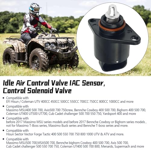 GOLACOD Idle Air Control Valve Step Motor IAC Sensor Compatible with Hisun UTV EFI 400 450 500 550 700 750 800 1000 Idle Speed Motor Replacement - Image 3