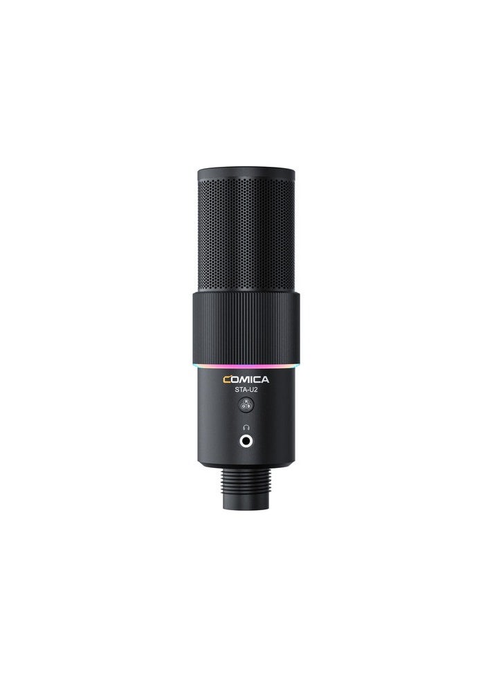 COMICA Comica Audio STA-U2D RGB USB Condenser Microphone Kit Black  - Image 3