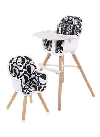 2 In 1 Paulette Highchair With Reversible Cushion - Geometric - pzsku/ZB8C553FF01ACD6B87754Z/45/1746708146/73757313-bbed-4afb-99df-b4e5348a2622