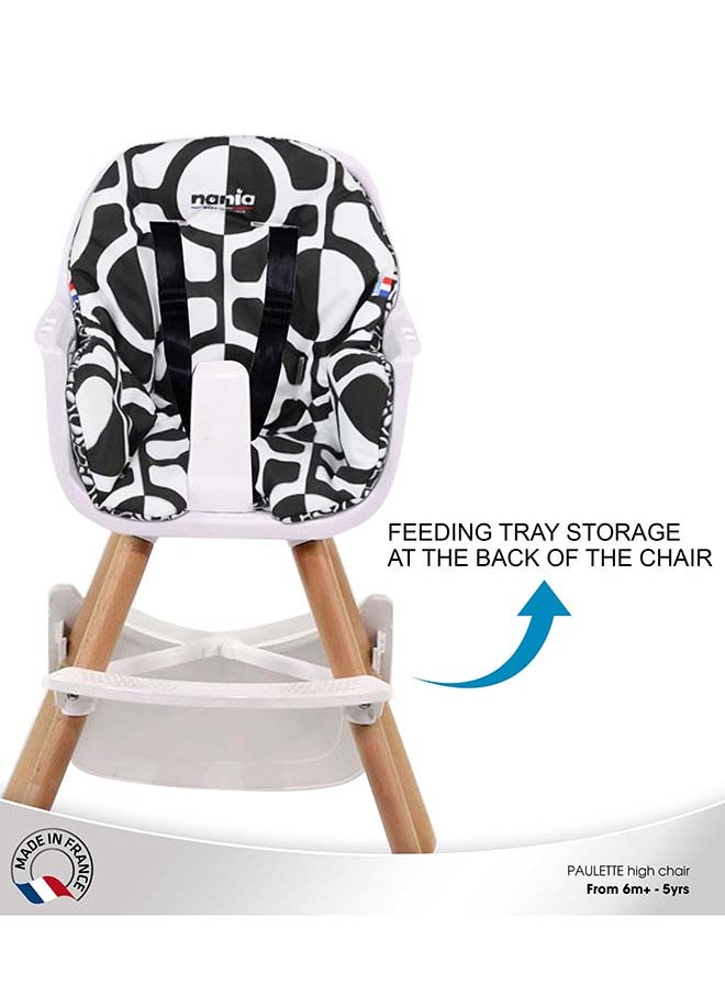 Nania - 2 In 1 Paulette Highchair With Reversible Cushion - Geometric - Image 1