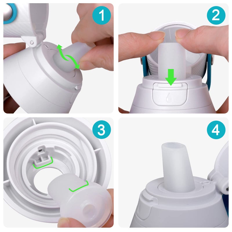 MLKSI 4 Pack Brita Water Bottle Mouthpiece Replacement - Silicone Bite Valve for Brita Filter & Stainless Steel Bottles - Image 4