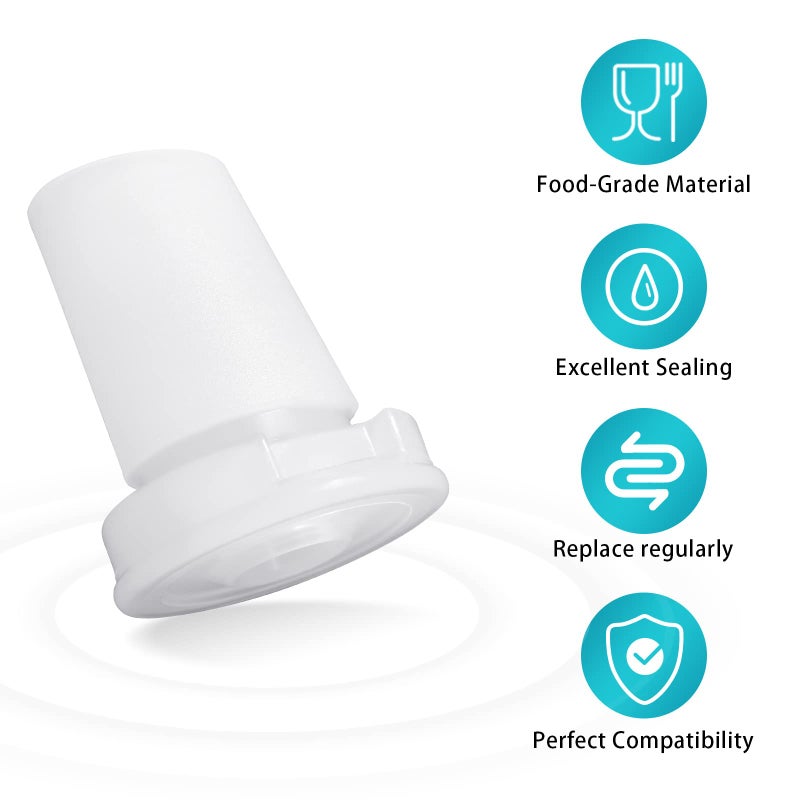 MLKSI 4 Pack Brita Water Bottle Mouthpiece Replacement - Silicone Bite Valve for Brita Filter & Stainless Steel Bottles - Image 2