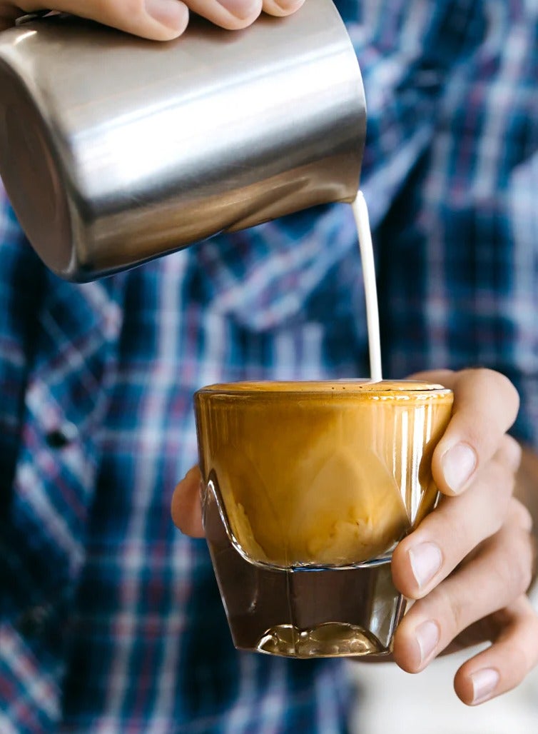 notNeutral Vero Cortado Glass/Coffee Cup, Clear - 4.25 oz, Set of 2 - Image 2