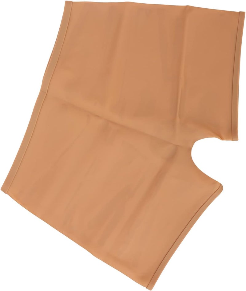 klarako Women Silicone Swim Shorts,4 Corner Waterproof Leakproof Elastic Menstrual Swim Shorts Bathing Suit Bottoms for Summer (Fleshcolor) - Image 3