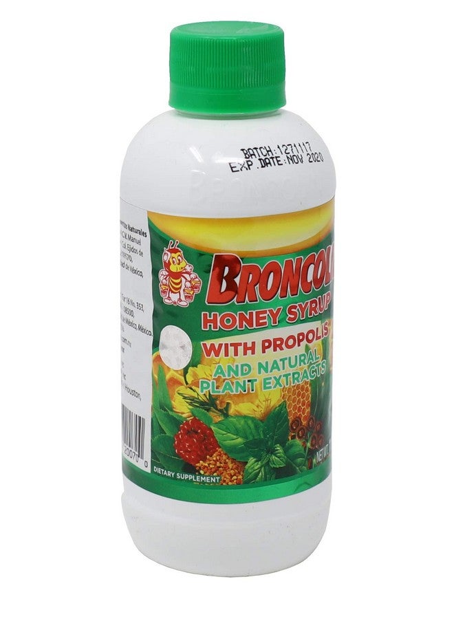Broncolin Honey Syrup with Propolis, Syrup with Natural Plant extracts to Refresh Your Throat, Natural Ingredients, Elderberry, Eucalyptus, Peppermint Oil, 11.4 Oz, Bottle - Image 3