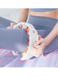 رات سو مدلك السيلوليت اليدوي، بكرة مدلك العضلات الحلقية، جهاز تجميل الأرجل متعدد الوظائف والقابل للفك، مناسب للساق والرقبة والذراعين والأرداف  - Image 2