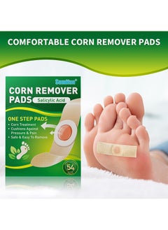 Sumifun 54 Pcs Foot Corn Removal Plaster,Natural Ingredients,Foot Care Expert,Calluses Plantar Treatment,Relief Pain From Calluses, Corns, Blisters, Heel Frictions  - Image 3