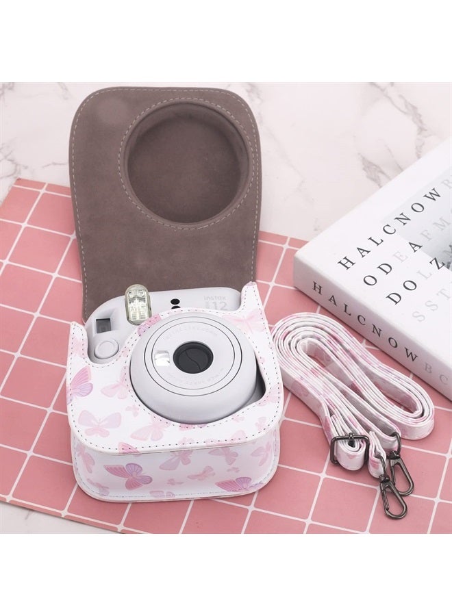 Frankmate Protective Case Compatible with Fujifilm Instax Mini 12 11 9 8 Instant Film Camera with Accessory Pocket and Adjustable Strap - Image 5