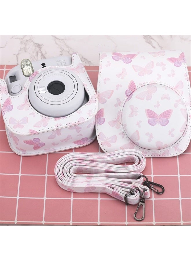 Frankmate Protective Case Compatible with Fujifilm Instax Mini 12 11 9 8 Instant Film Camera with Accessory Pocket and Adjustable Strap - Image 4