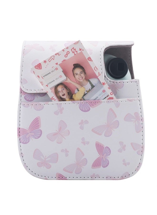 Frankmate Protective Case Compatible with Fujifilm Instax Mini 12 11 9 8 Instant Film Camera with Accessory Pocket and Adjustable Strap - Image 2