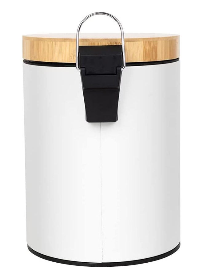 Orchid - Orchid 12L Bamboo lid Pedal Dustbin With Soft-Close - Image 1