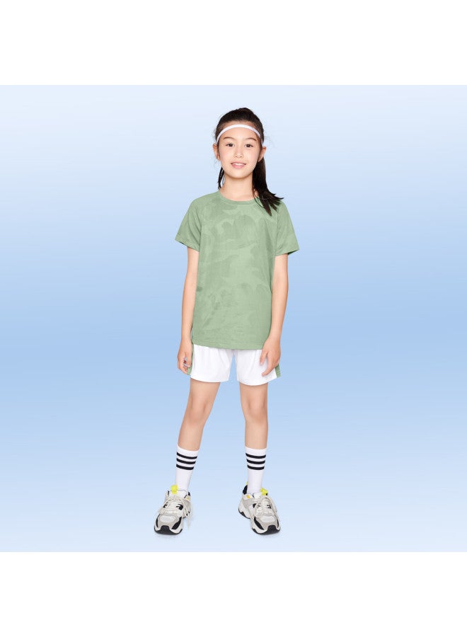 Fandimu Women's Sports Suit Spring Summer Breathable Yoga Fitness Clothing Outdoor Training Short Sleeve Long Sleeve Running Badminton Suit - Image 2