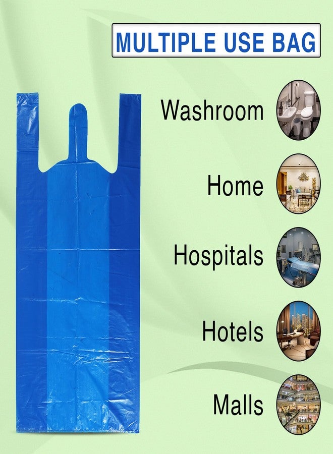 VETAS Blue Garbage Bag (30x40 inch)-15 Piece. Heavy Duty 75 Micron, Jumbo Size,Dustbin Bag Waste Bag Professional Grade Medical Bag,Packaging,Biodegradable,Plastic - Image 4