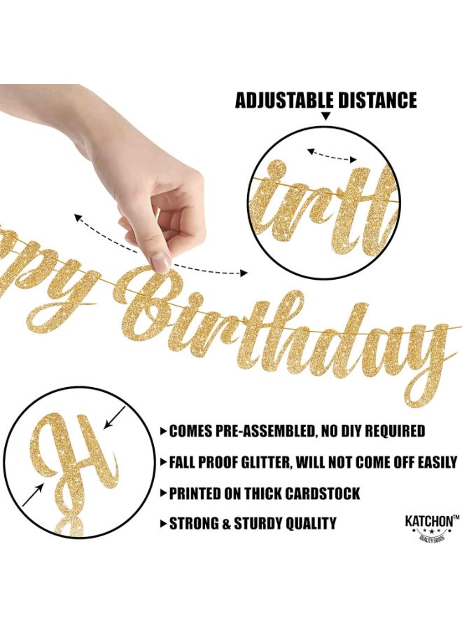 كاتشون لافتة عيد ميلاد سعيد باللون الذهبي اللامع – بطول 10 أقدام، جاهزة للاستخدام دون تركيب لافتة عيد ميلاد سعيد ذهبية بانر عيد ميلاد سعيد باللون الذهبي لزينة حفلات أعياد الميلاد ذات الطابع الذهبي - Image 5