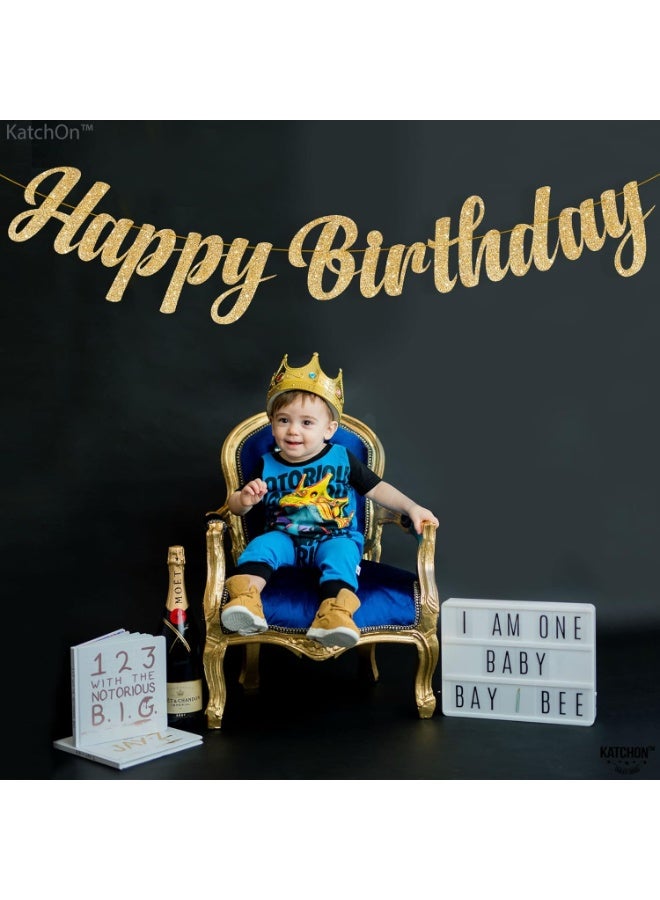 كاتشون لافتة عيد ميلاد سعيد باللون الذهبي اللامع – بطول 10 أقدام، جاهزة للاستخدام دون تركيب لافتة عيد ميلاد سعيد ذهبية بانر عيد ميلاد سعيد باللون الذهبي لزينة حفلات أعياد الميلاد ذات الطابع الذهبي - Image 3