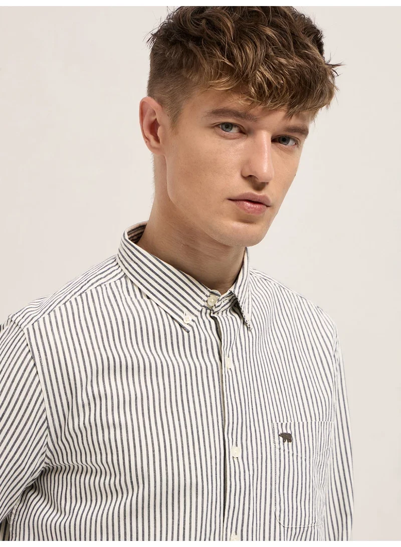 THE BEAR HOUSE  Men’s Long Sleeve Shirt – Classic, Comfortable and Stylish Essential for Work, Travel or Casual Outings for Men | Best Price UAE
