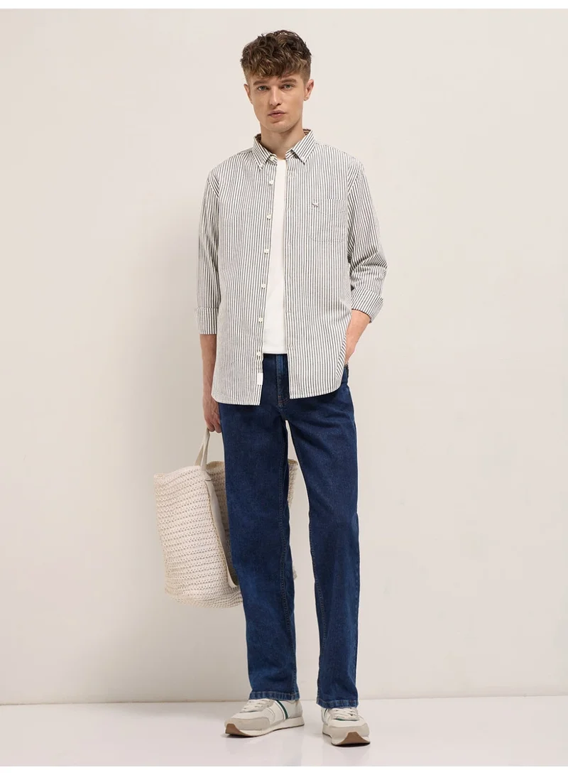THE BEAR HOUSE  Men’s Long Sleeve Shirt – Classic, Comfortable and Stylish Essential for Work, Travel or Casual Outings for Men | Best Price UAE