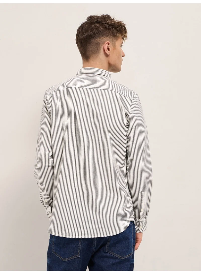 THE BEAR HOUSE  Men’s Long Sleeve Shirt – Classic, Comfortable and Stylish Essential for Work, Travel or Casual Outings for Men | Best Price UAE