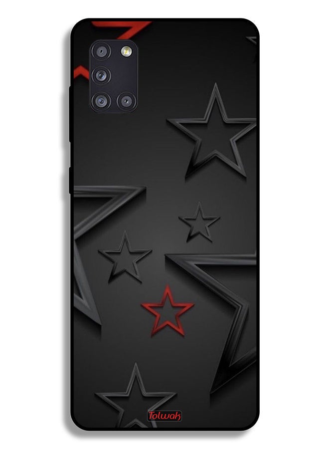 Tolwak غطاء حماية لهاتف سامسونج جالاكسي A31 بنمط النجوم - Image 1