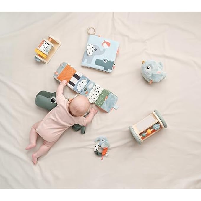 SPINNER ACTIVITY TOY - BIRDEE COLOUR MIX | BABY SENSORY TOY | SPINNING AND CLINKING ACTION FOR MOTOR SKILLS AND PLAYTIME FUN - Image 5