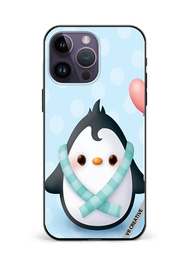 VR CREATIVE Protective Case Cover For Apple iPhone 15 Pro Max Baby Penguin Design Multicolour  - Image 1