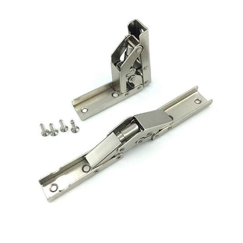 KAFENDA 90 Degree Folding Door/Shelf Hinge Hidden Bracket Table Holder Furniture Parts(2pc) - Image 2