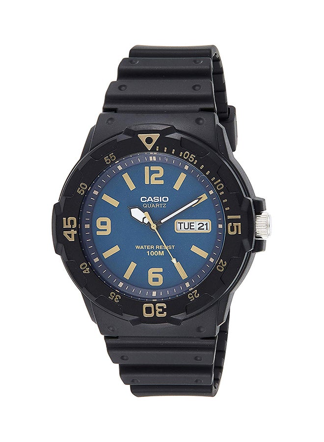 CASIO Men Water Resistant Analog Watch MRW-200H-2B3VDF - 45 mm - Black - Image 1