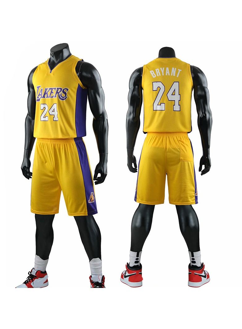 KUYING Lakers Jersey Basketball Jersey Adult  Set  - Image 1