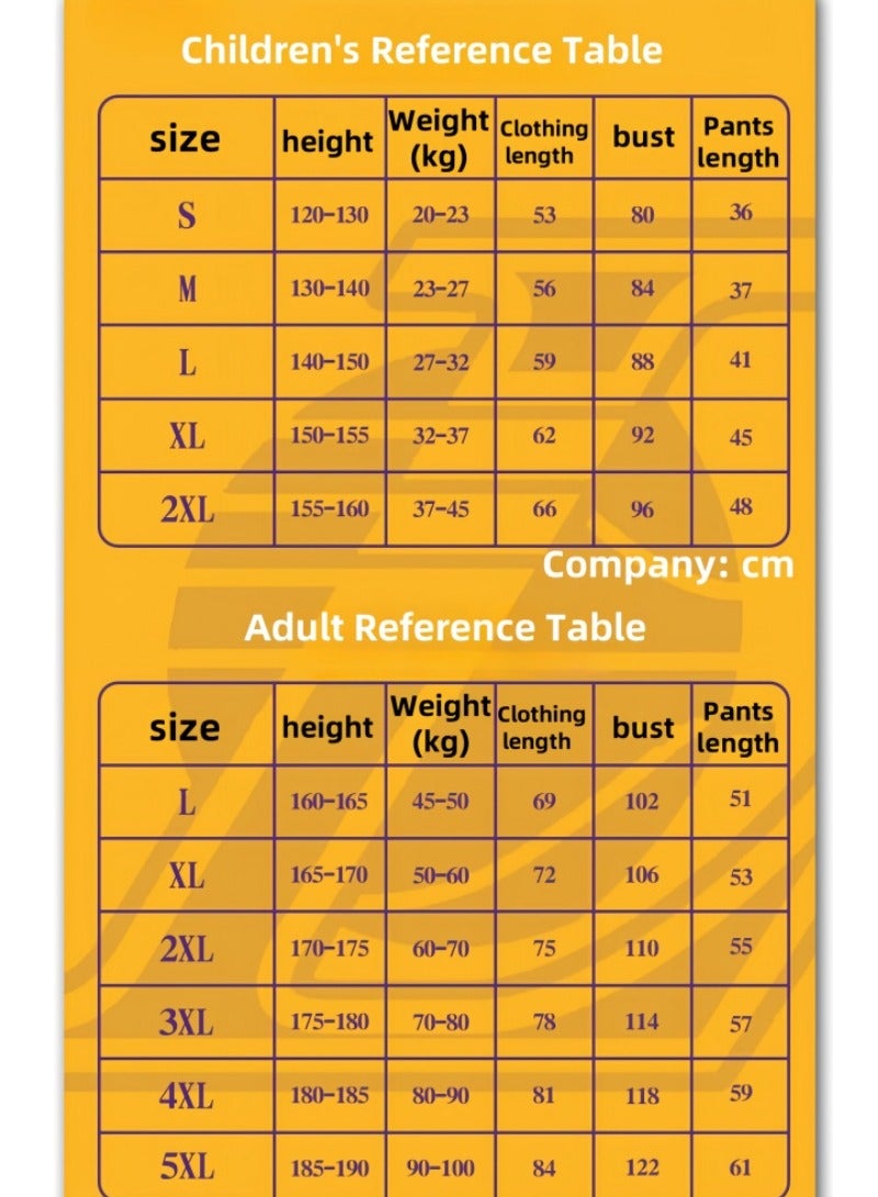 KUYING Lakers Jersey Basketball Jersey Adult  Set  - Image 2