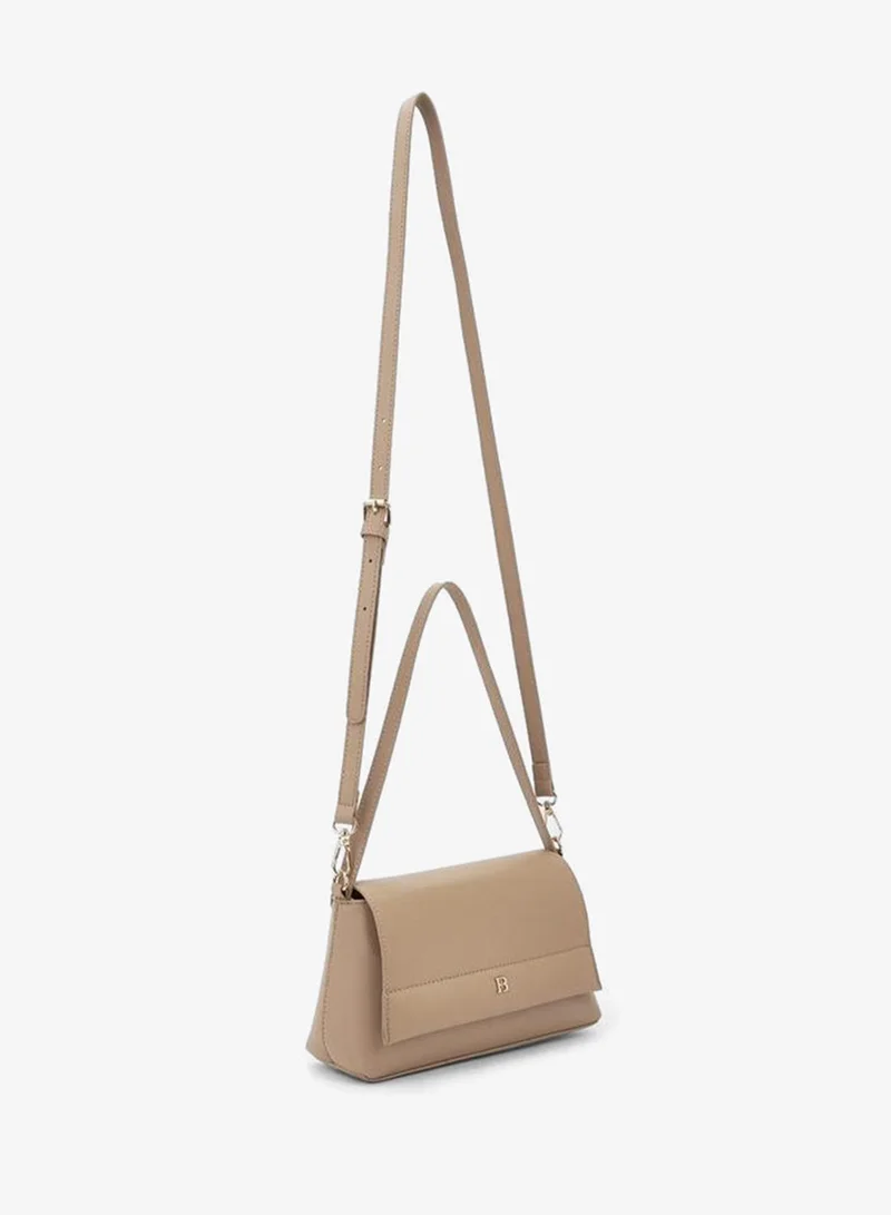 Flora Bella By Shoexpress Flora Bella Textured Crossbody Bag with Detachable Strap