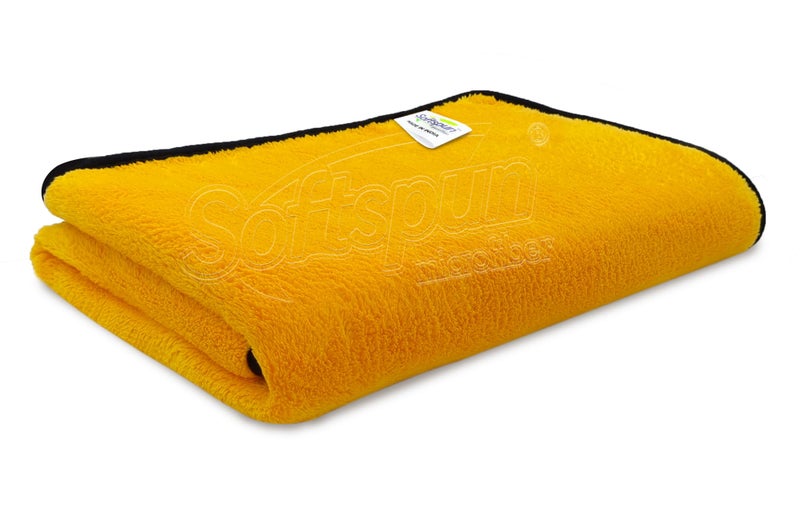 SOFTSPUN Microfiber Bath Towel 1 pc Orange! Ultra Absorbent Super Soft & Comfortable Quick Drying for Men & Women Daily Use Extra Large Size Unisex. - Image 1