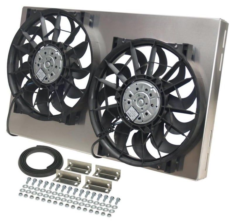 Derale Performance 16825 High Output Dual Radiator Fan Assembly