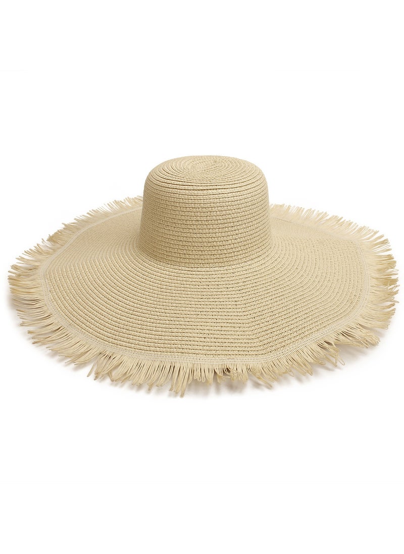 KUYING - New Summer Outdoor Big Eaf Beach Hat - Image 1