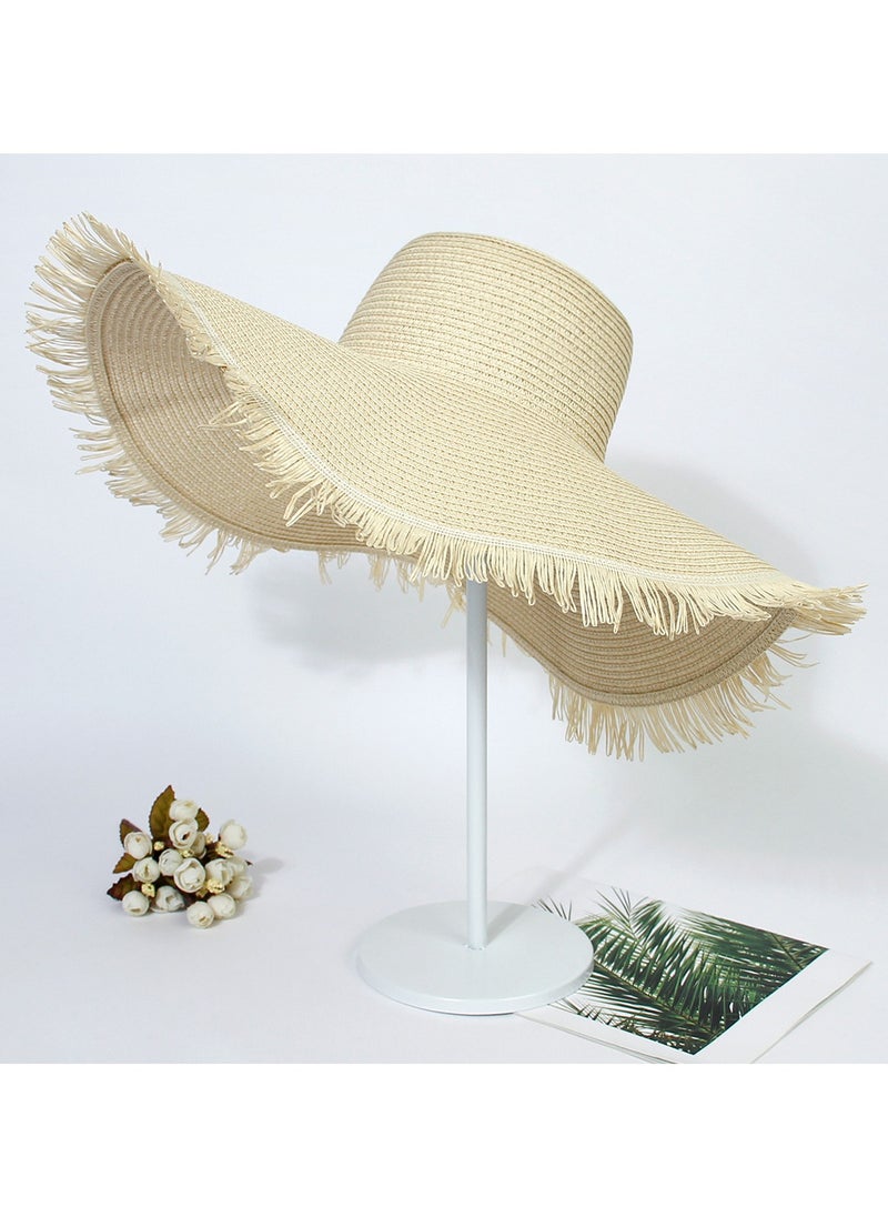 KUYING - New Summer Outdoor Big Eaf Beach Hat - Image 1