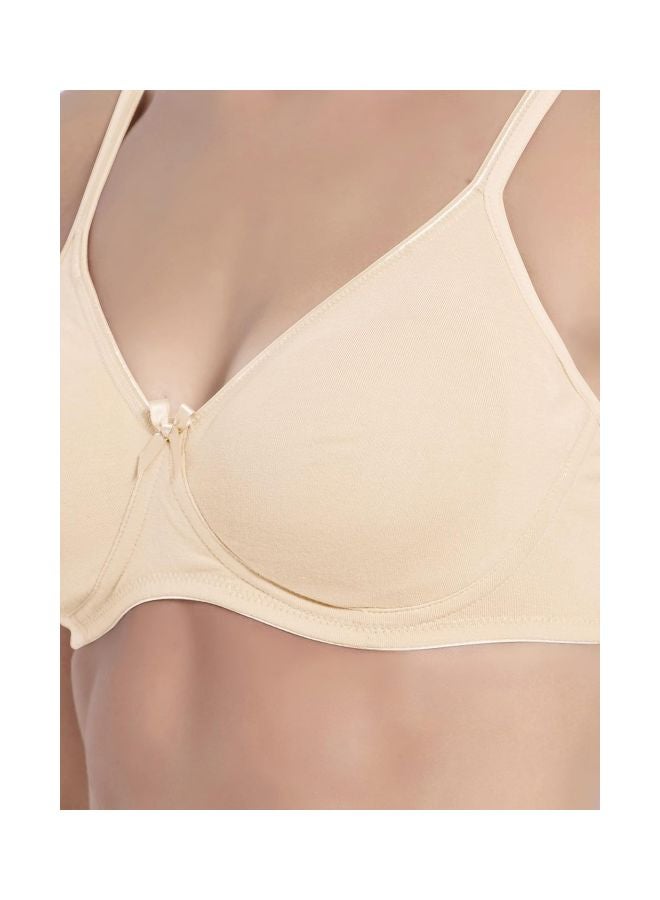 Jockey 1722 Women Wire free Non Padded Super Combed Cotton Elastane Stretch Medium Coverage Everyday Bra with Concealed Shaper Panel and Adjustable Straps