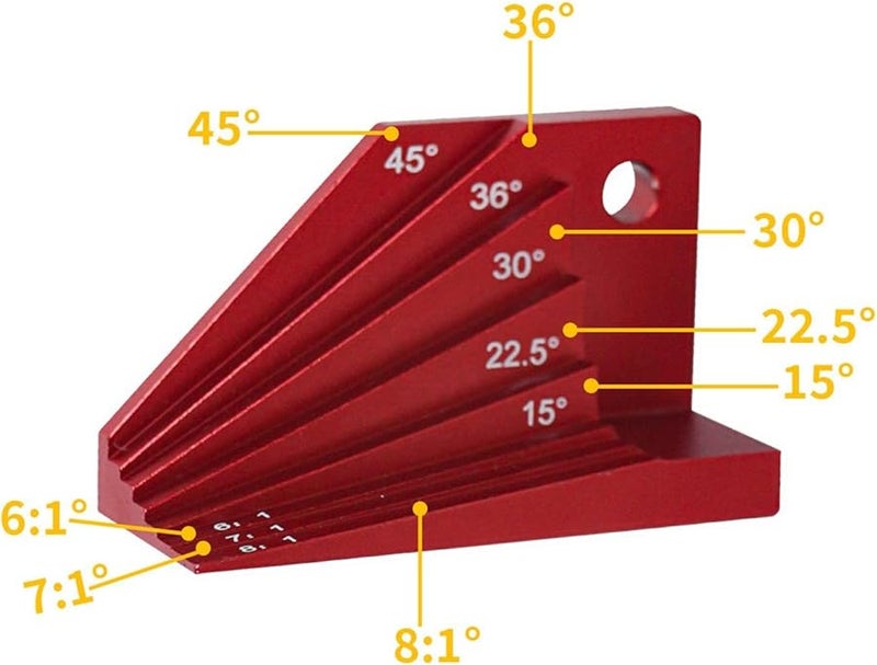Aluminum Alloy Bevel Protractor Angle Finder Tool For Construction Woodworking - Image 4