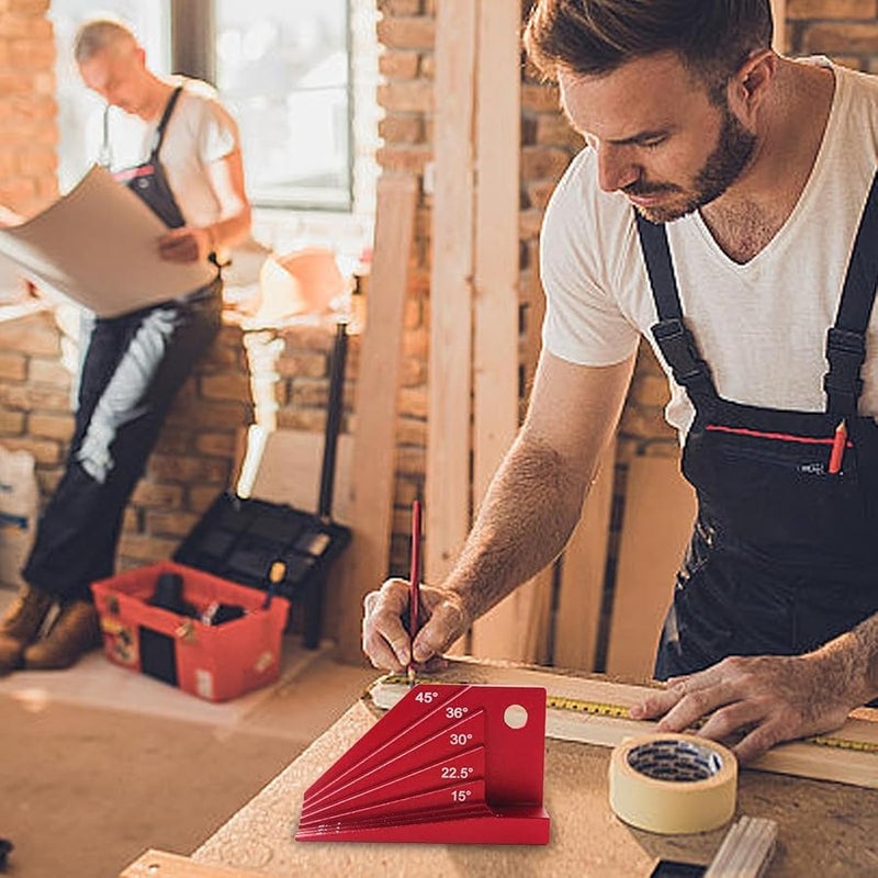 Aluminum Alloy Bevel Protractor Angle Finder Tool For Construction Woodworking - Image 5