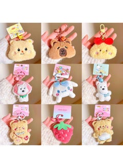 Generic Creative Gifts Do Activities Doll Key Chain Pendant Plush Cute Cartoon Backpack Pendant Night Market Stall-Specifications:Owl  - Image 2