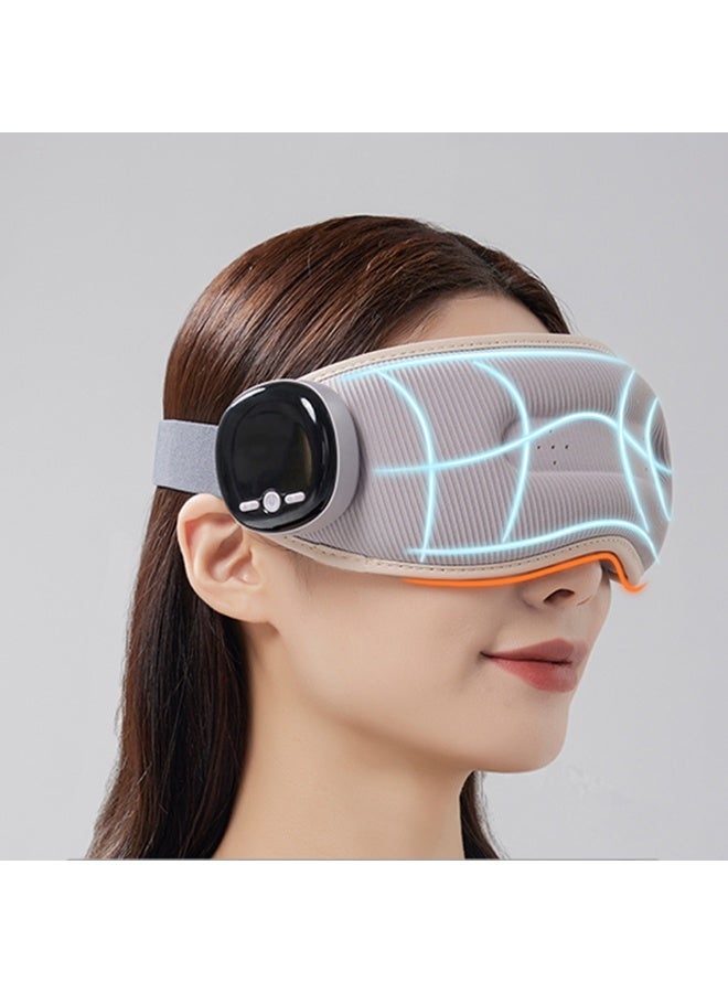 جهاز تدليك العين مع حرارة قابلة للتعديل قناع ضغط حراري وبارد للعين مع 3 أوضاع حرارة وبطارية 800 مللي أمبير – لتخفيف إجهاد العين الناتج عن الشاشات، والسفر، وتحسين جودة النوم. - Image 4