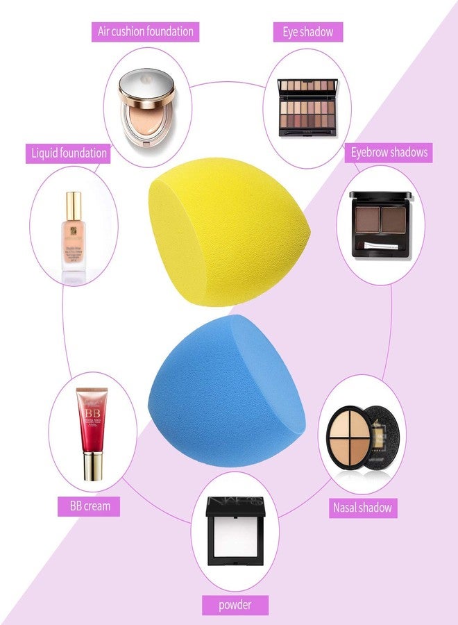 FENNEC MART™ 10 Pcs Makeup Sponge Set Beauty Blender Foundation, Flawless for Liquid, Cream and Powder, Multi-Purpose Cosmetic Applicator Puff - Image 4