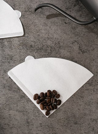 100 Piece  V02 Coffee Paper Filter  for V60  coffee Maker White - view 3