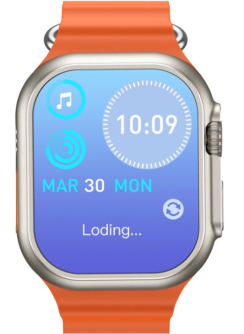 W800 Ultra High Tech Smartwatch 380mAh Battery 2.05 Inch Screen Display AI Assistance Sports and Health Modes Wireless Charging Bluetooth Smart Watch